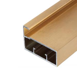 Quality Woodgrain Aluminium Cabinet Door Frame Profile Extrusion T3-T8 wholesale