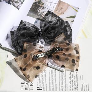Quality Women'S Decorative Hair Clips Barrettes Korean Style Big Bow Flower Fabric Butterfly 18cm wholesale