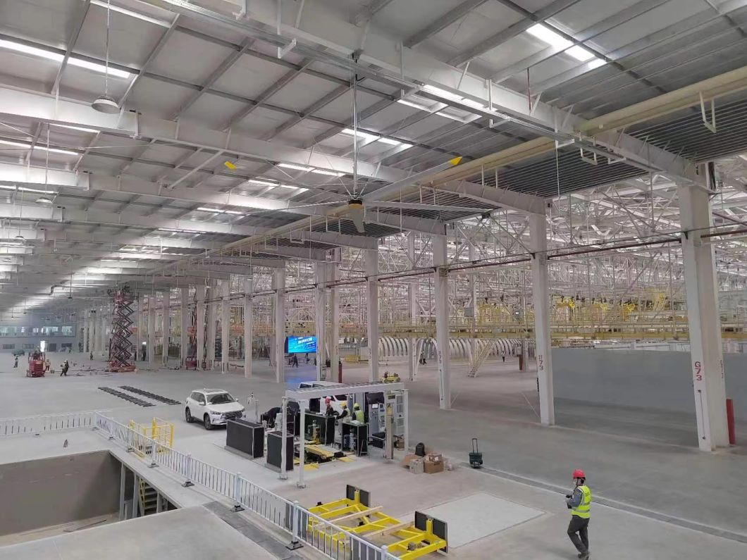 Giant Size Power Big Ass Fan Air Cooling Ventilation Hvls Large Industrial Ceiling Fan