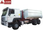 Palfinger Hook Lift Rubbish Compactor Truck , Detachable Waste Disposal Truck 2
