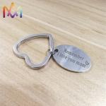 Lead Free Hypoallergenic 304 Stainless Steel Message Keychain
