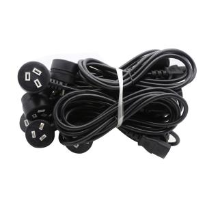 Quality NEMA Male IEC Female Australian Electrical Power Cable With Three Pin Plug wholesale