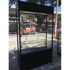 Quality 4PCS Shelves Store Glass Display Case 1000*400mm Powder Coated wholesale