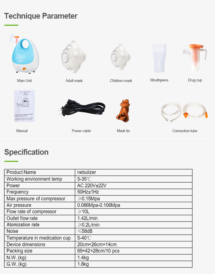 On sales high quality 608D colorful inhaler portable nebulizer with waterdrop design