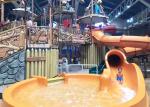 Industrial Aqua Water Park Tube Slide Gaint Fiber Glass Capacity 360 Persons / H