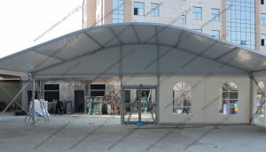 Quality Durable Glass Window Hexagon Dome Tent Convenient White Alumimun Frame wholesale