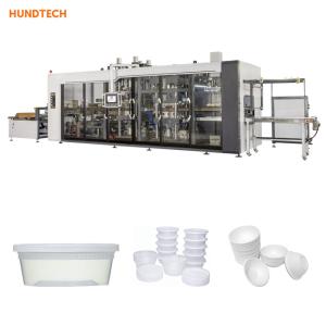 Quality Disposable Plastic Thermoforming Machine Multistation Air Control wholesale
