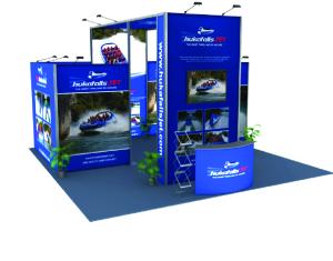 Quality Tension Fabric Graphic Modular Trade Show Booth Portable Lightweight wholesale