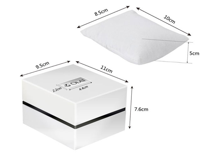 Colorful Luxury Gift Packaging Boxes Plastic Material Size 9.5 X 11 X 7.6cm For Watch