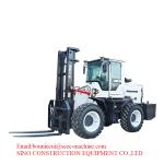 3T Diesel Off Road Forklift Truck With 50L Fuel Tank