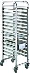 Mobile Commercial Hotel Equipment Bakery Tray Rack Trolley Stainless Steel Food