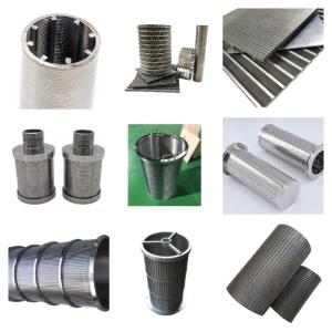 Quality Customized Wedge Wire Screen Industrial Rotary Drum Filter Screen wholesale