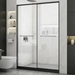 Hotel Shower Glass Panel 6mm-15mm Frameless Tempered Glass Shower Enclosure