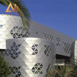 Quality Aluminum Perforated Exterior Metal Cladding Solid Panels wholesale