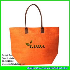 Quality LUDA new paper straw beach bag foldable straw handbags wholesale