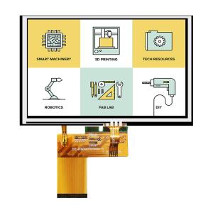 China Resistive 5 Inch TFT LCD Display Panel IC 7262 800x480 Dots 40PIN TFT-H050A1SVIST4R40 on sale