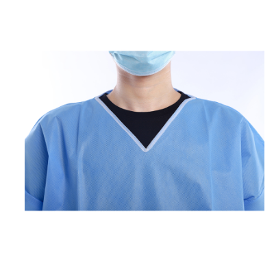 SMS Disposable Scrub Suits , Short Sleeve Scrubs Non sterile