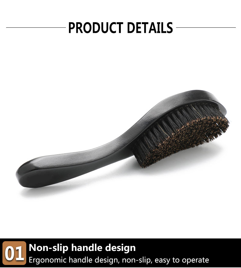Personalized Wave Brush Wave Detangling Brush For Men'S Curly Thick Wet And Dry Hair