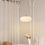 Bauhaus Pendant Light Retro Dining Room Hanging Light Cream Custard Tart Light