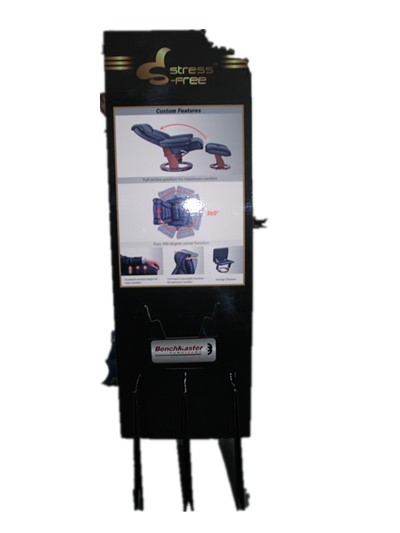 POP Advertising Cardboard Standee Display Customized Size Flat Packing