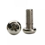 DIN JIS ISO Stainless Steel Phillips Pan Head Machine Fastener Screw Cross