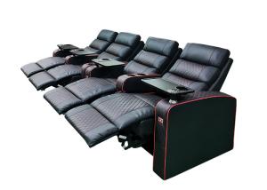 Quality Black Adjustable Footrest Padded Recliner Seat For Living Room wholesale