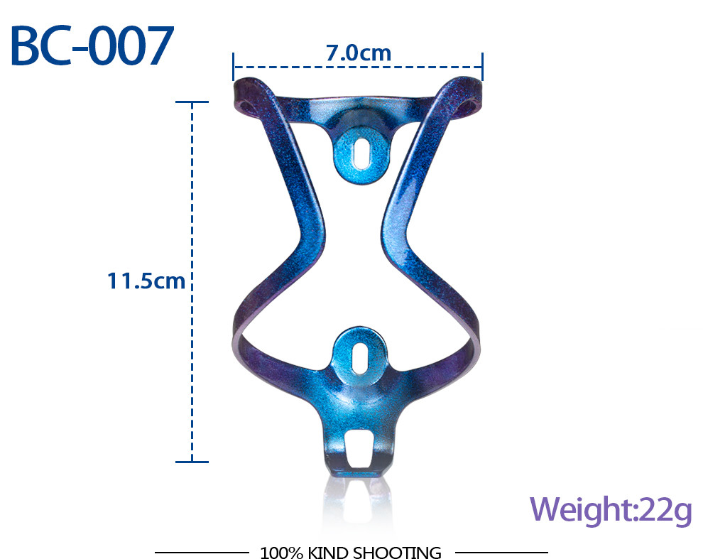 Universal Mountain Road Bicycle Water Bottle Cage Colorful Blue