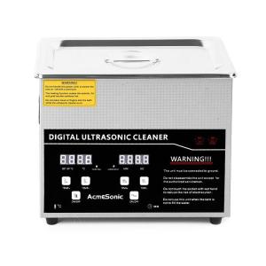 Quality Adjustable Timer Digital Ultrasonic Cleaner 3000ml Volume 60W Power Stainless Steel SUS304 Tank 20-80℃ Heating wholesale