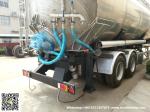 Aluminum Alloy Wheat Flour Bulk Tanker with Tipping Hydraulic Cylinder (6000USG