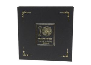 Quality Luxprinters Customizable Gift Box With Gold Hot Stamping Finishing wholesale