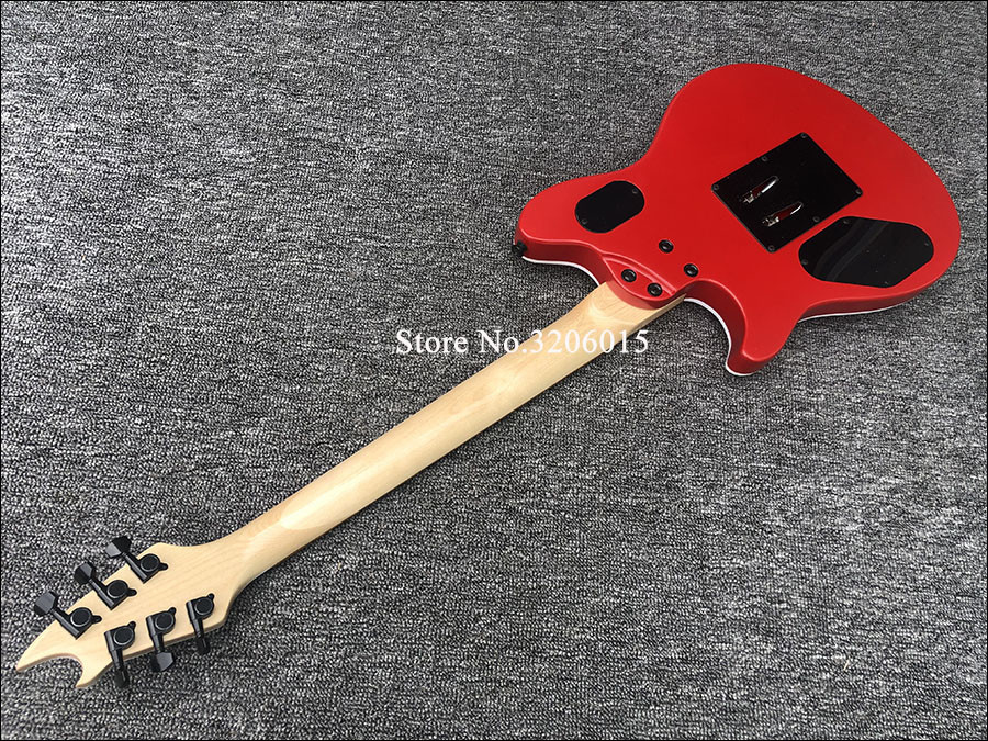 High-quality Wolfgang EVH electric guitar matt red color zebra pickups floyd rose bridge free shipping