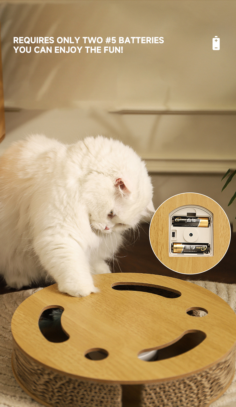 Indoor Interactive Cat Scratching Board Round Cat Scratch Board OEM