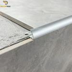 Round Thickness 0.9mm Metal Tile Trims Aluminum Ceramic Tile Corner