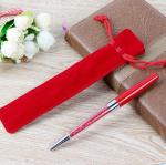 Flannel pen bag thickened flocked pen bag double-sided flannel pen bag