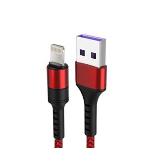 Quality Colorful Nylon Lightning Cable 1m 2m Custom Logo Fast Charging For Iphone wholesale