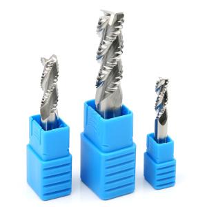 Quality Ripple Roughing End Mill Aluminium Three Blade Uncoated Cnc Metal wholesale