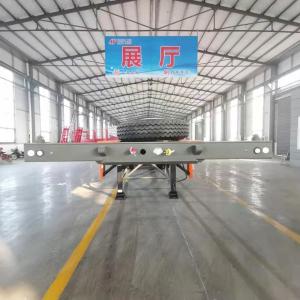 Quality Flatbed Container Chassis Skeleton Semi Truck Trailer with Jost E100 Landing Gear wholesale