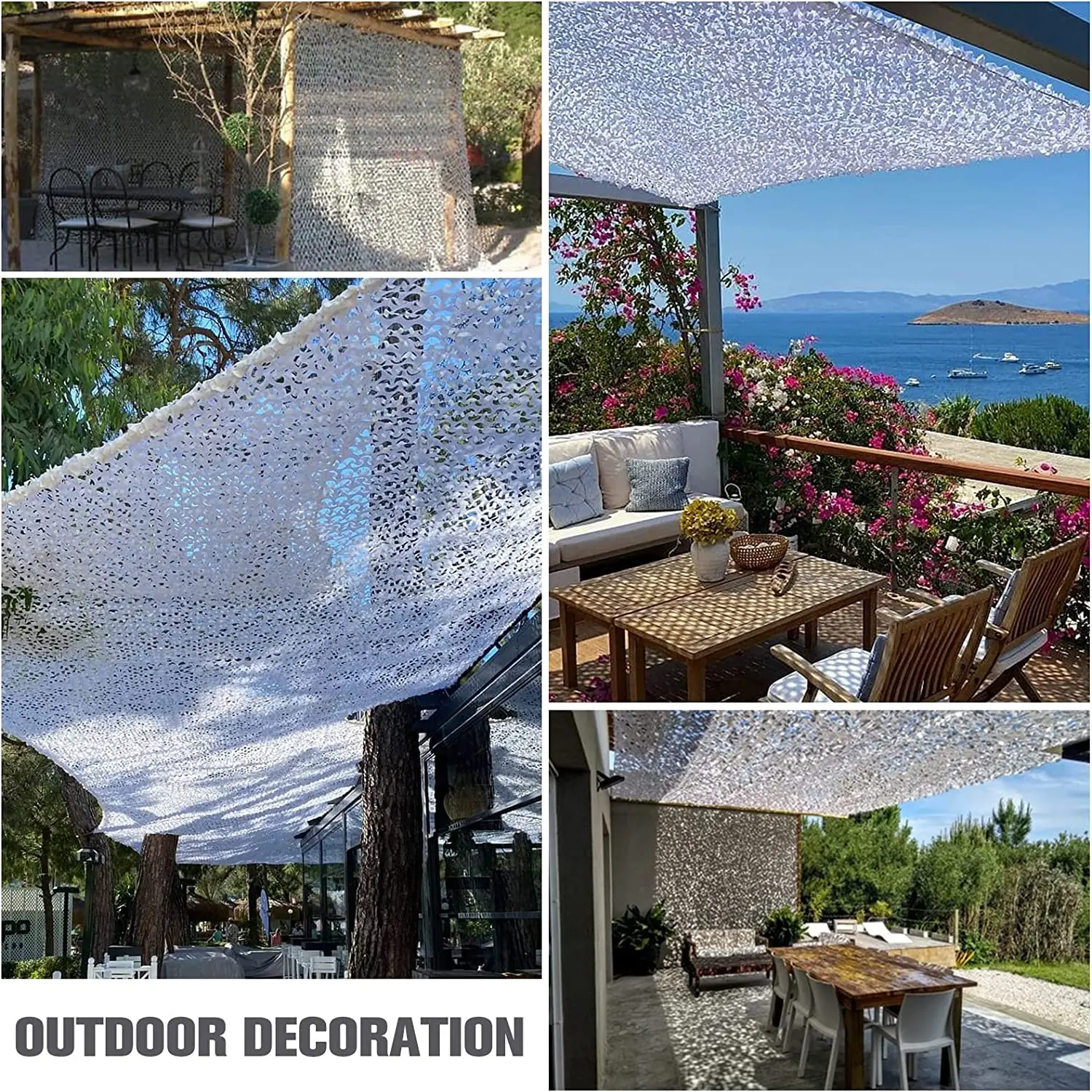 Waterproof Military Camouflage Net Sports Entertainment Anti-Uv Sun Shade