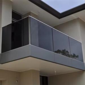 Quality ODM Aluminum Glass Fence Aluminium Channel Frameless Glass Balcony Railing wholesale