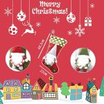Stocking 3 Pack, 19 Inch 3D Gnomes Santa Christmas Beauty Cleansing Brush Facial