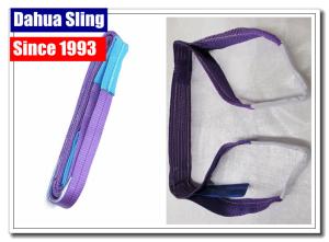 Quality 25mm / 30mm Colorful Flat Webbing Sling Heavy Lifting Straps 1000kg Wear Resistance wholesale