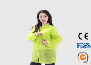 Quality Eco Friendly Disposable Visitor Coats For Hospital / Food Processing Industry wholesale