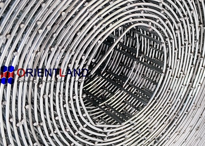 GI Electric Galvanized Welded Wire Mesh Rolls 1" Hole Size 25m