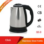 Silver Smart Electric Tea Kettle Water Boiling Kettle High Thermal Efficiency