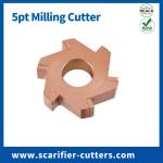 Bartell 8" Electric Concrete Scarifier Bef200n Tct Milling Cutters Washers