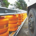 Corrosion Resistance Q235 Q345 EVA Rotary Barrier Barrels for Highway Safety