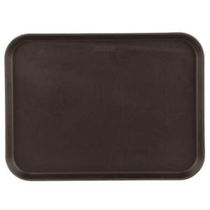 Quality Brown Room Service Equipments , Oblong Non - Skid Fiberglass Room Service Tray 38 x 51.5cm wholesale