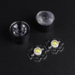 Single Led Light Collimator Lens 15 x 45degree For Street Light