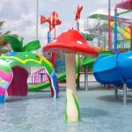 Children Water Park Playground Fiberglass Spray Elephant