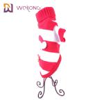 Twisted Warm Turtleneck Cable Knit Puppy Christmas Sweater Embroidered patch